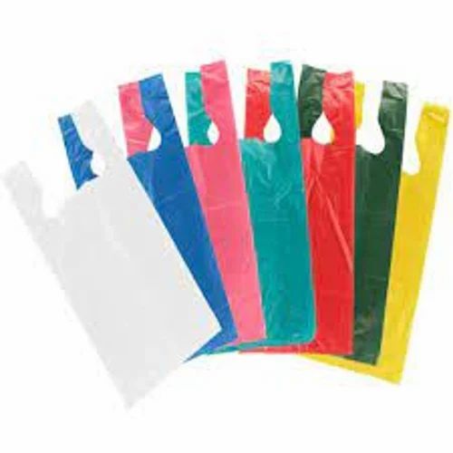 Multicolor Plastic Carry Bag
