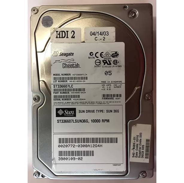 Seagate 36GB SCSI Server Hard Drive 80 Pin 3.5 Inch Enterprise HDD