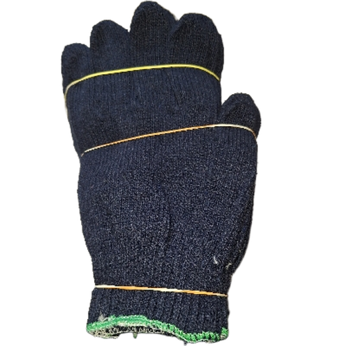 Blue 80 Gram Cotton Knitted Gloves 