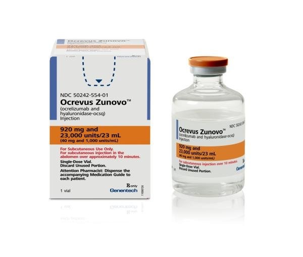 Ocrevus Zunovo (Ocrelizumab And Hyaluronidase-Ocsq) Injection - Age Group: Suitable For All Ages