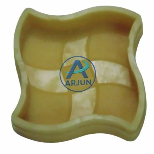 Yellow Color Pvc Wave Paver Mould