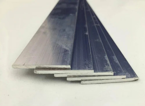 Aluminium 6082 Flat Bar - Color: Silver