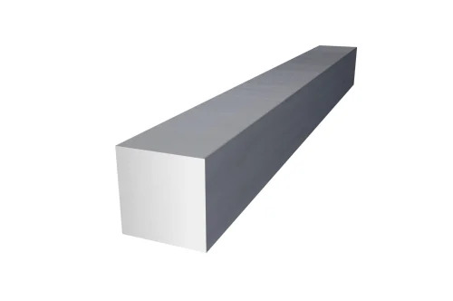 Aluminium 6082 T6 Square Bar - Color: Silver