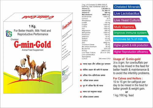 Chelated G-min-Gold Animal Feed Supplement