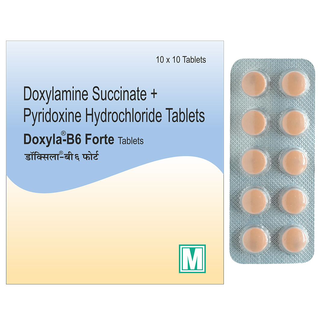 Doxylamine Succinate & Pyridoxine Hydrochloride Tablets - Brand Name: Doxyla | Private Label | Third Party Manufacturing