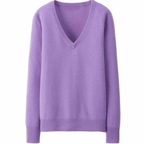 Girls V-Neck Sweater