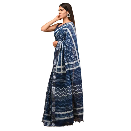 Jaipuri Linen Saree