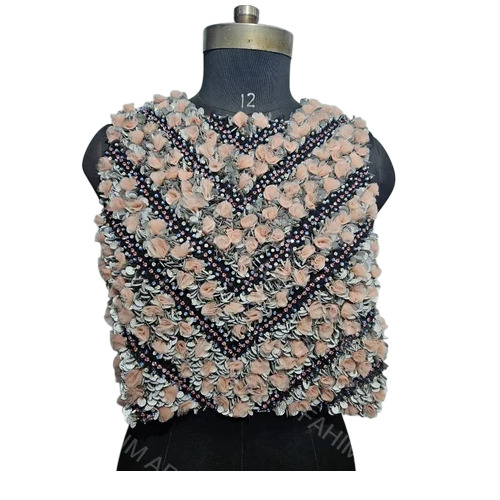 Ladies 3d Handcrafted Top Front