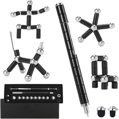 Magnetic Fidget Pen Black