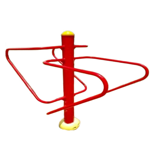 Red Push Up Bar Machine