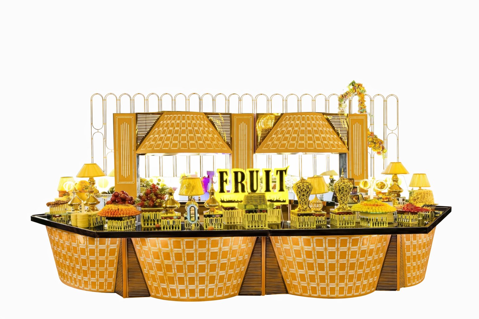 रॉयल ओपुलेंस डाइनिंग एक्सपीरियंस वेडिंग काउंटर