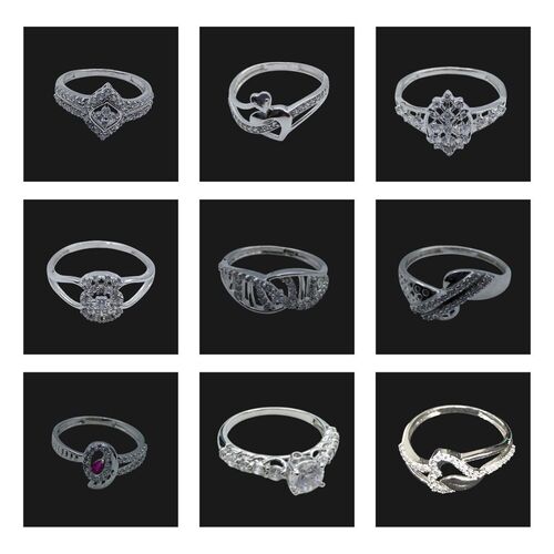 Sterling Silver Ladies Rings