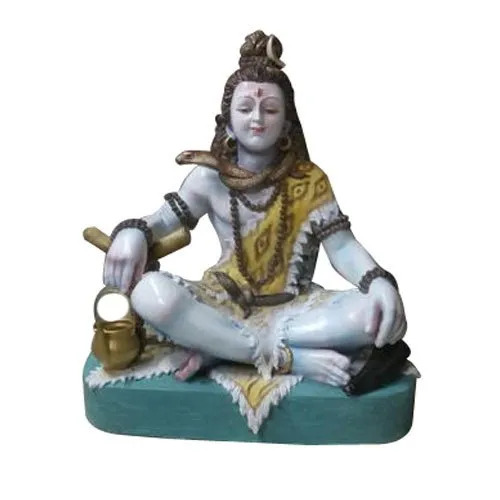 Fiber Lord Shiva Statue - Color: Natural