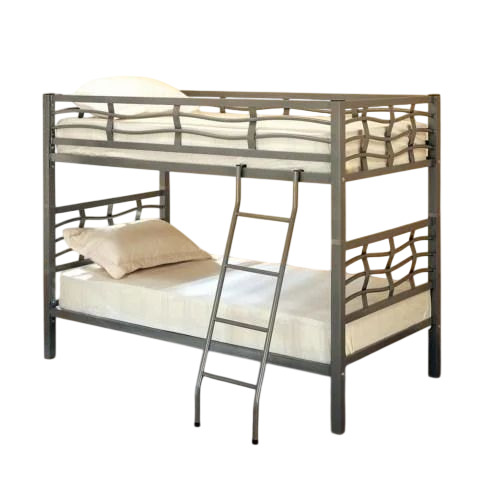 Grey Hostel Double Bunk Bed