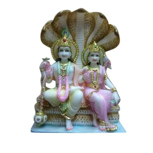 Marble Laxmi Narayan Statue - Feature: Durable