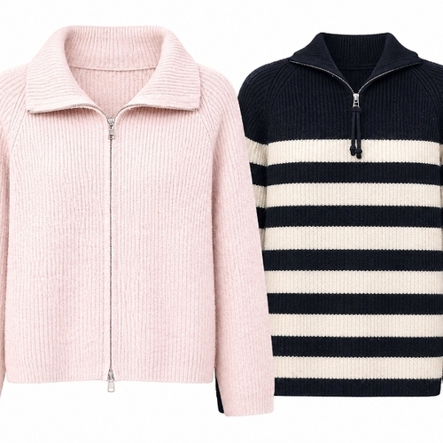 Ribbed Knit Sweaters