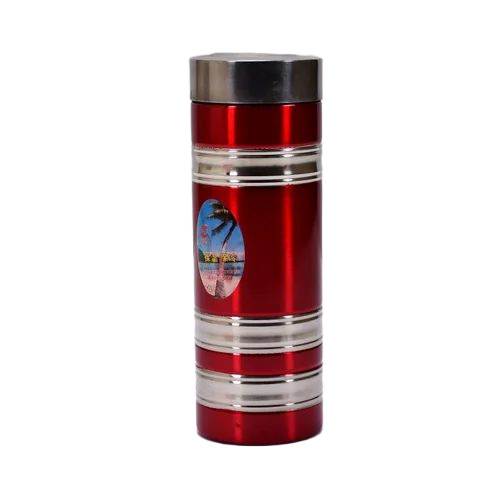 Stainless Steel Red Water Bottle