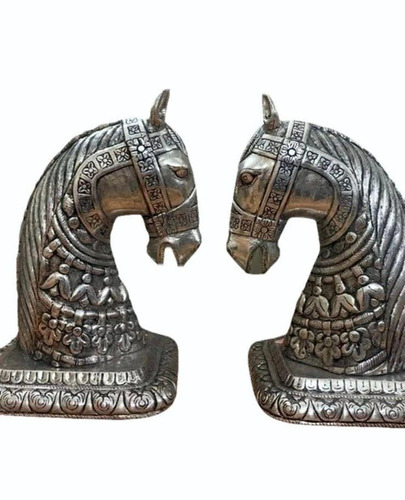 12Inch Silver Plated Horse Statue - Product Type: Sculpture