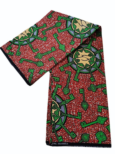 46 Inches Red Printed Polyester Fabric