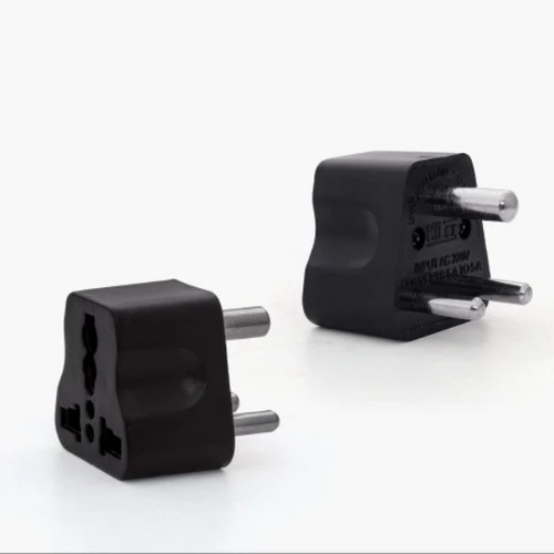 Abs Plastic Hilex Plug Socket - Color: Black