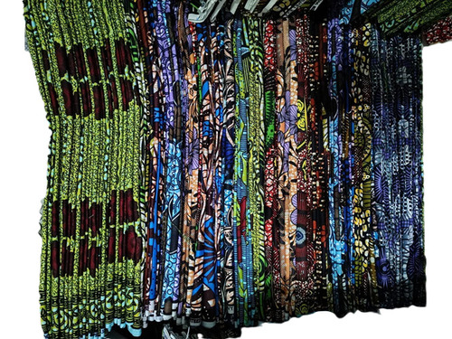 African Wax Printed Cotton Fabric