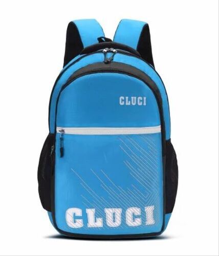 Cluci Black And Blue Polyester School Bag