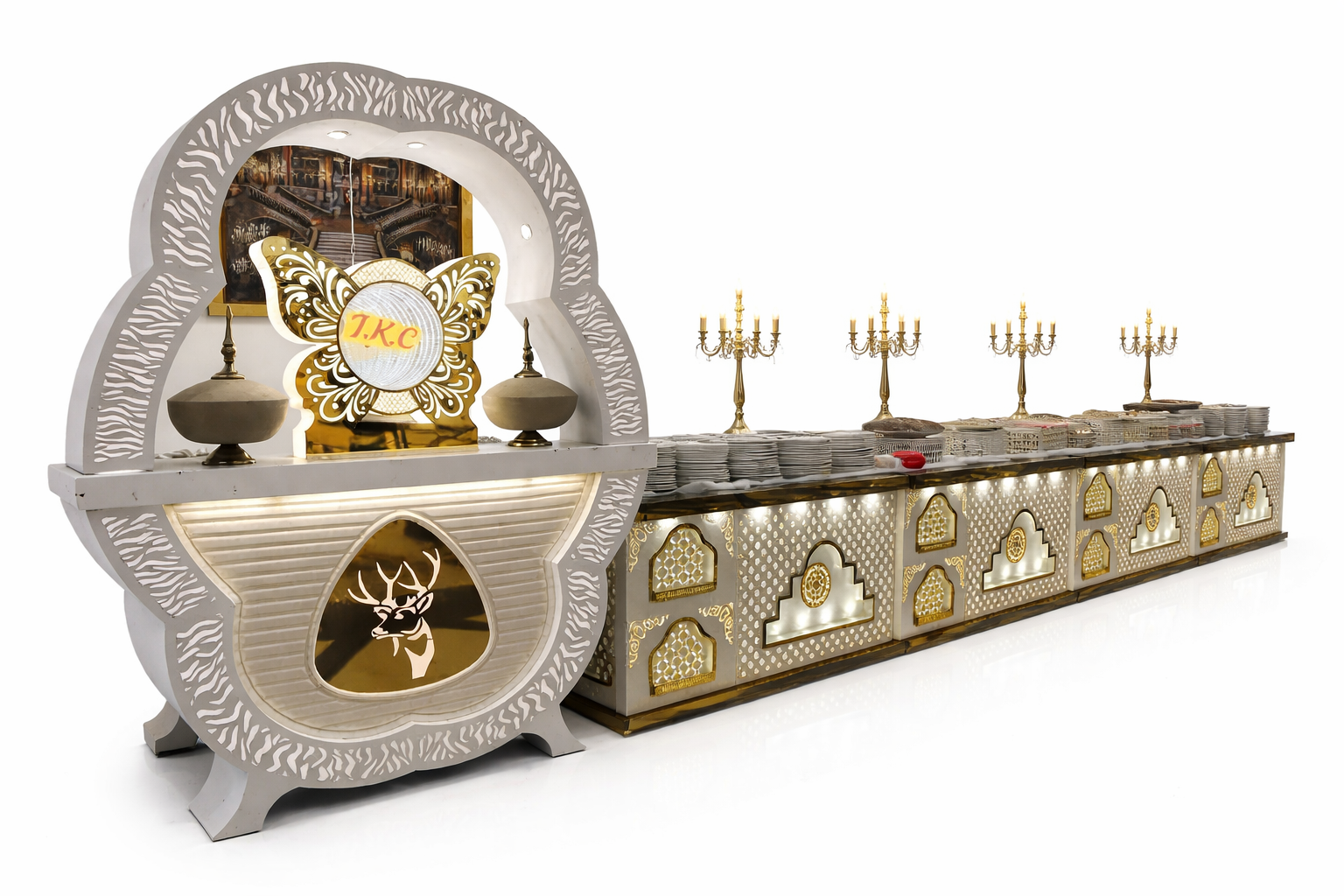 Grand Palace Feast Experience Wedding Counter