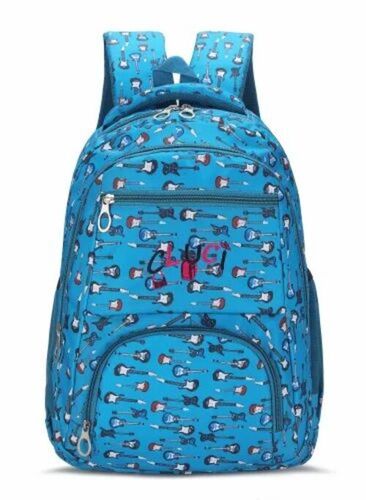 Guitar Printed Nylon Twill Backpack