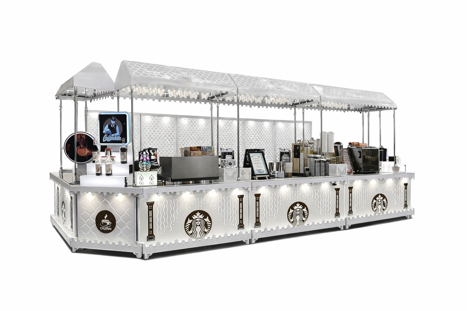 Lavish Heritage Dining Experience Wedding Counter - Capacity: 50 Kg