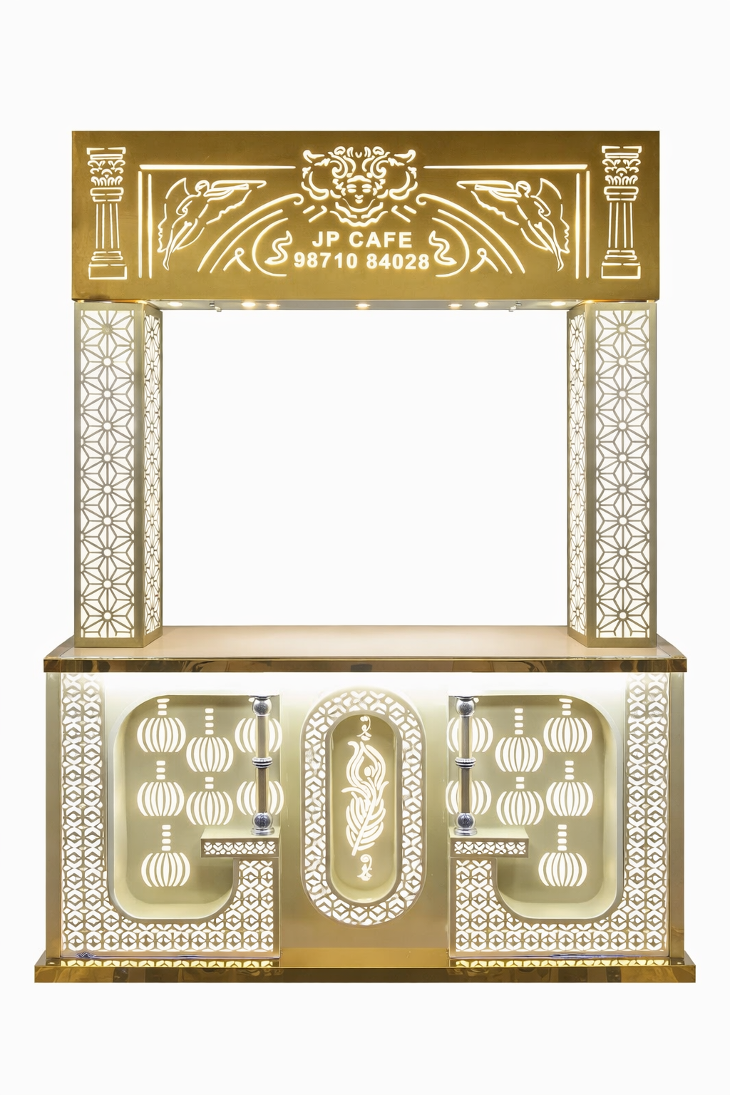 Lavish Royal Cuisine Experience Wedding Counter - Color: White