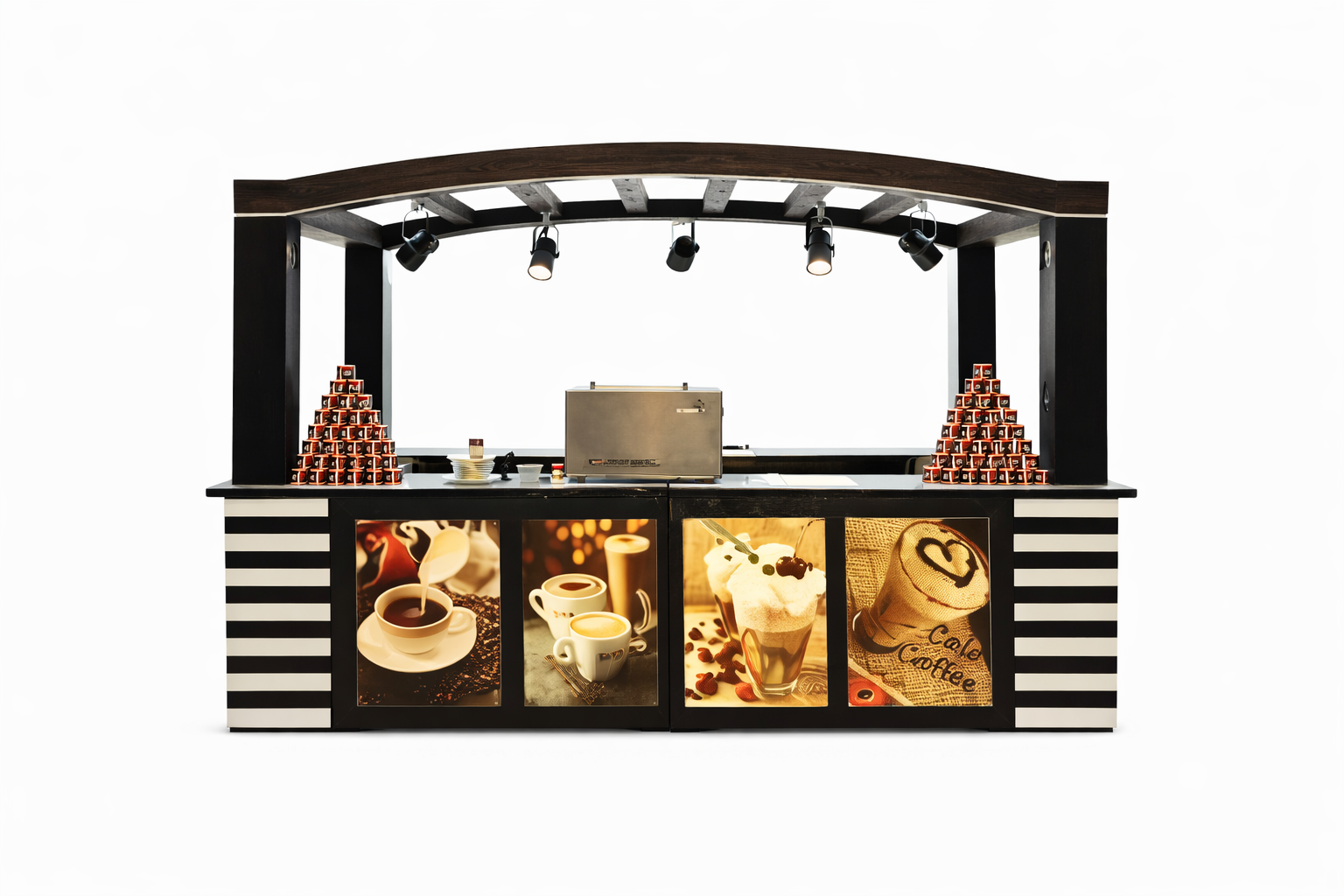 Luxury Palace Cuisine Wedding Counterpiece - Color: White