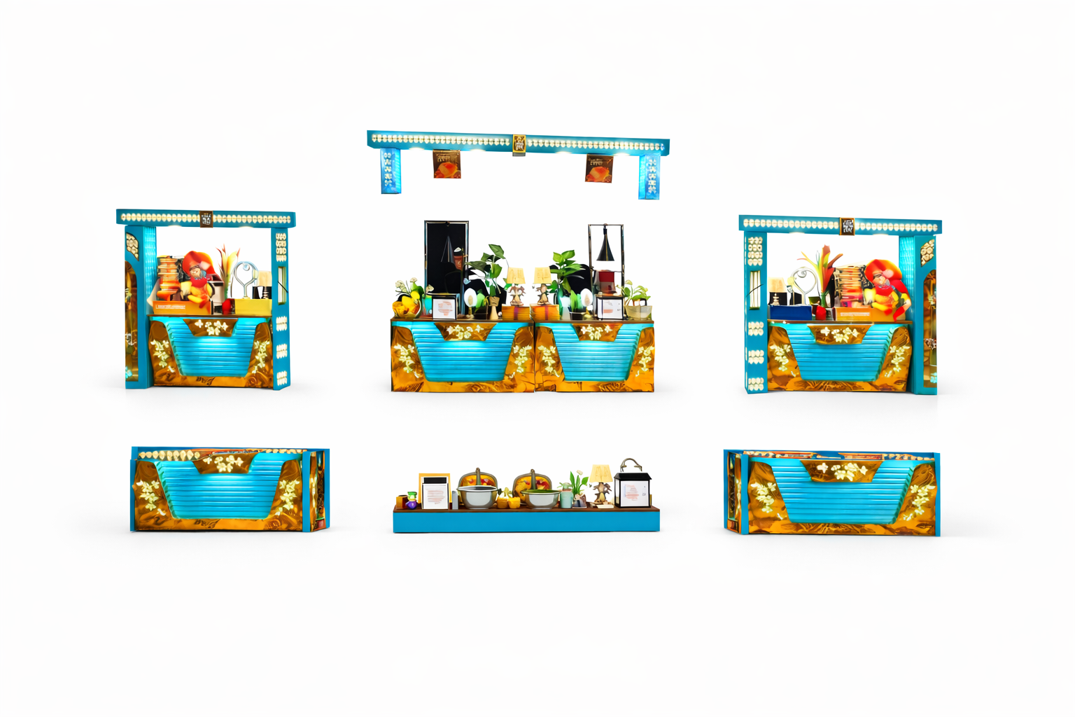 Premium Heritage Catering Counter
