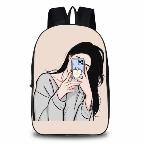 Selfie Pose Polyester Backpack