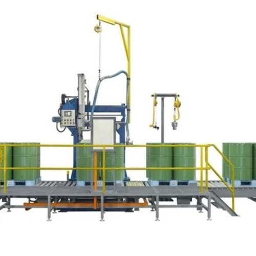 Semi Automatic Drum Pallet And Ibc Filling Machine 