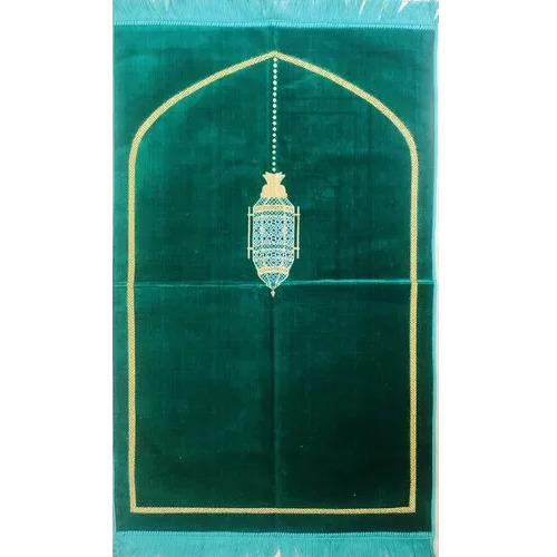 Turkish Prayer Rugs Janamaz - Color: Green
