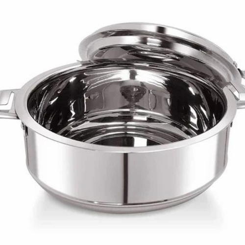 1500Ml Milton Stainless Steel Casserole - Color: Silver