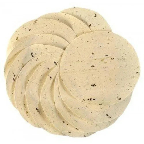 3.5Inch Jeera Appalam Papad - Color: Light Yellow