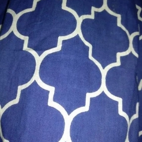 Blue Print Fabric 