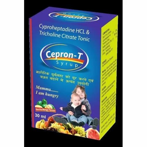 Cyproheptadine Hcl And Tricholine Citrate Tonic