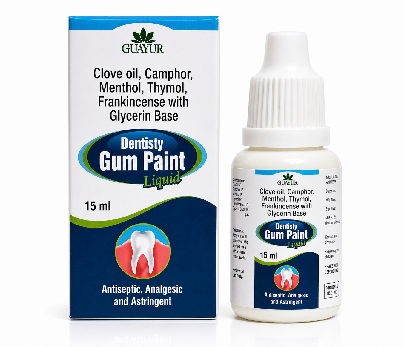 Dentisty Gum Paint 15 Ml - Brush Attributes: Soft
