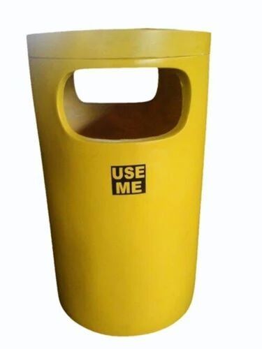 Frp Cylindrical Shape Dustbin