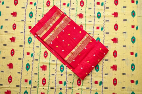 Ladies Yellow Printed Cotton Unstitched Suit - Ethnic Region: Indian