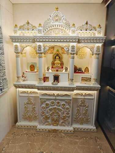 Makrana White Marble Temple - Product Type: Sculpture