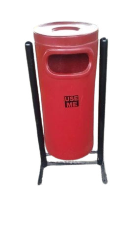 Red Color Frp Dustbin
