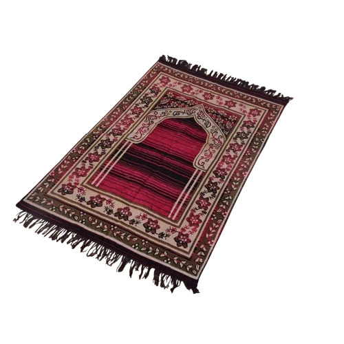 Red Janamaz Prayer Mat