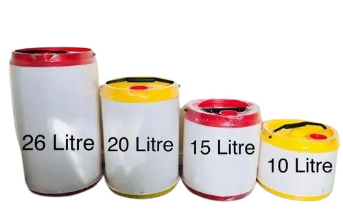 Round Lubricants Plastic Bucket