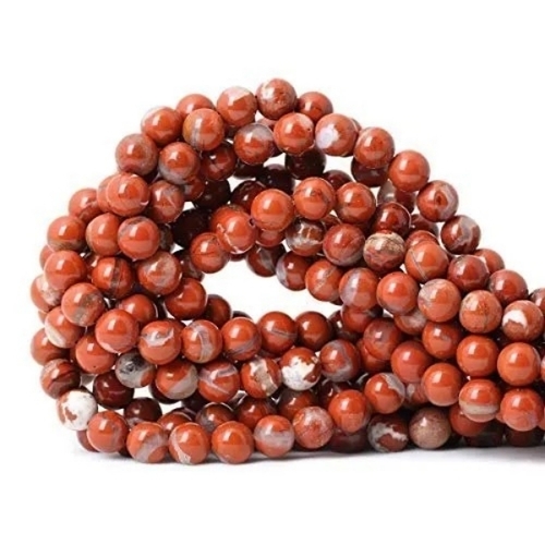 Round Red Jasper 