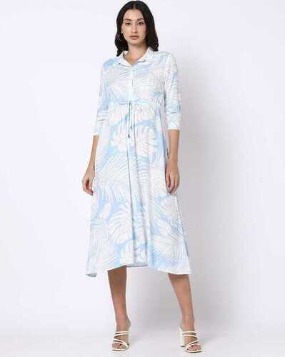 Sky Blue Women Kurti