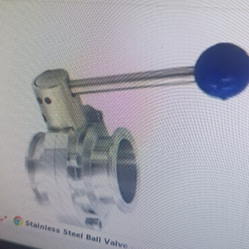 Ss triclover butterfly valve