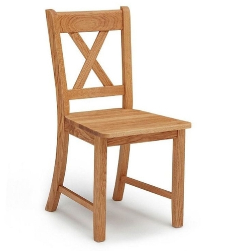 Wooden Chairs - Solid Wood, Brown Matte | Durable Frame, Comfortable Seating, Elegant Design, Smooth Finish, Strong Support
